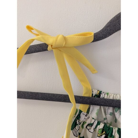 Snoopy St. Patricks Day Dress With Yellow Accents & Adjustable Straps - Picture 3 of 5